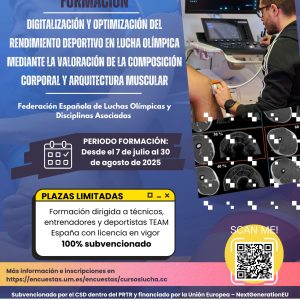 Digitalización y optimización del rendimiento deportivo en lucha olímpica mediante la valoración de la composición corporal y arquitectura muscular